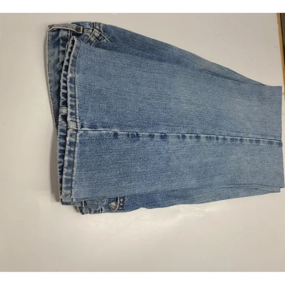 Vintage L E I jeans Sz 13 Med Wash Regular Fit‎ Flare Bottoms - Picture 8 of 12